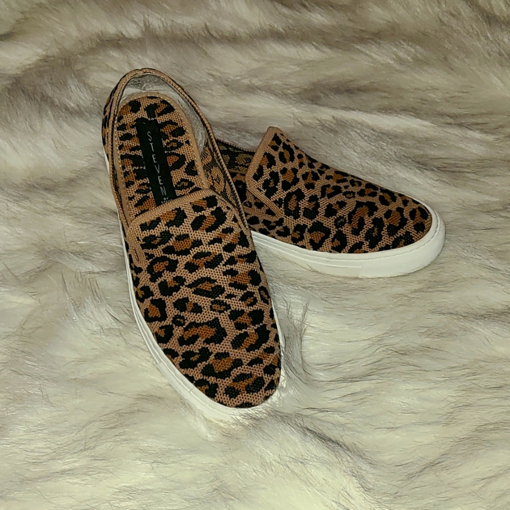 Shoes, flats, leopard, Steven madden